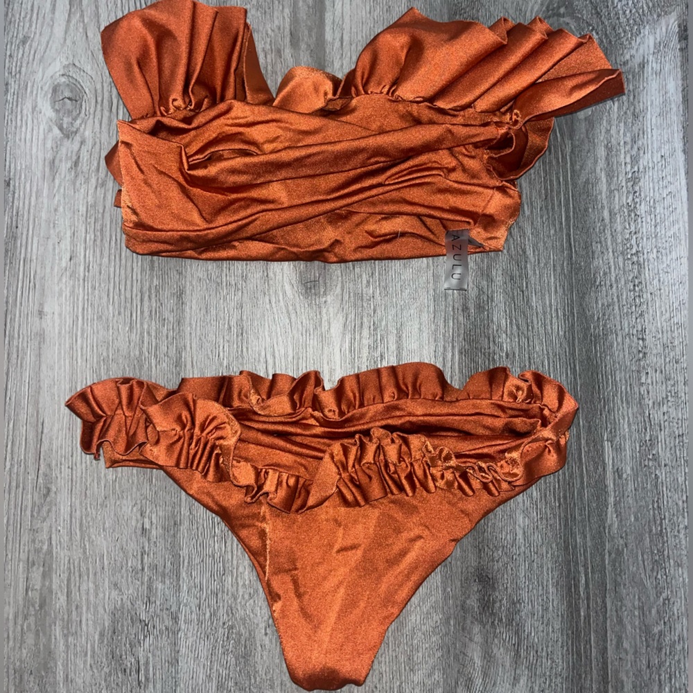 Elegant Orange Bathing Suit! - Picture 2 of 2